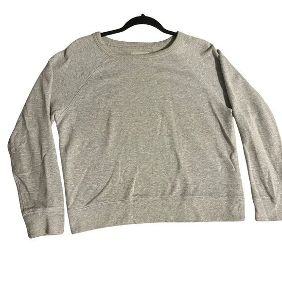 *2 for 1* Everlane French Terry Lightweight Sweatshirt Size S Grey and Blue - Picture 4 of 12